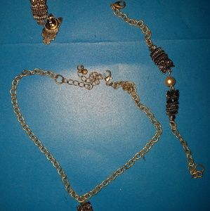 Owl jewelry set